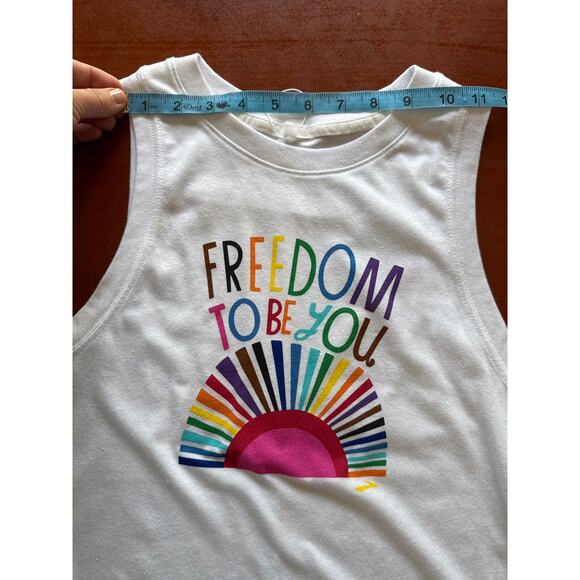 Brooks Running Tank Top Pride Edition Graphic Tank Rainbow Womens Small - Picture 5 of 8